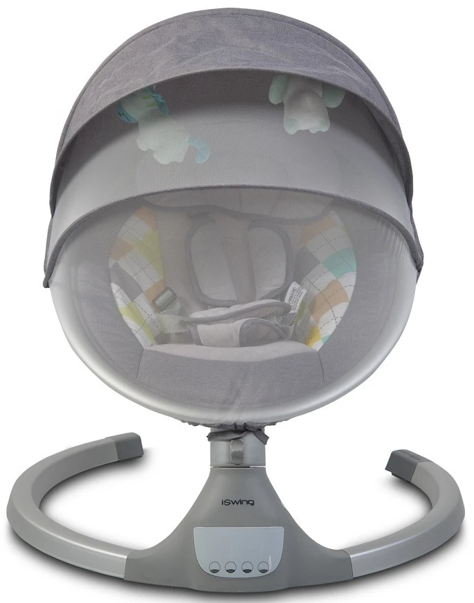 Cangaroo ISwing Light Grey Babyschommel 8116 8 Cangaroo ISwing Light Grey Babyschommel 8116 - Afbeelding 6