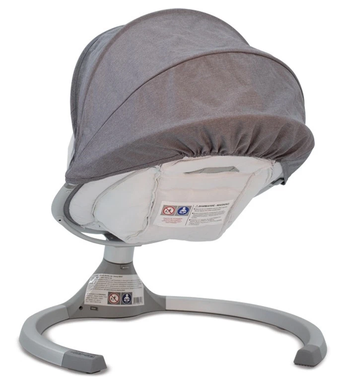 Cangaroo ISwing Light Grey Babyschommel 8116 6 Cangaroo ISwing Light Grey Babyschommel 8116 - Afbeelding 4