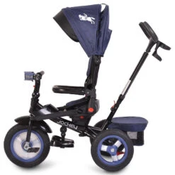 Cangaroo Jockey Trike Grey Stars Driewieler Met Duwstang En Zonnekap -Dirkje || Jollein || bébé-jou Verkoopwinkel cangaroo jockey trike driewieler met duwstang en zonnekap 31