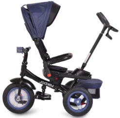 Cangaroo Jockey Trike Beige Stars Driewieler Met Duwstang En Zonnekap -Dirkje || Jollein || bébé-jou Verkoopwinkel cangaroo jockey trike driewieler met duwstang en zonnekap 36 1