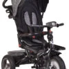 Cangaroo Jockey Trike Grey Stars Driewieler Met Duwstang En Zonnekap