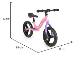Cangaroo Kiddy Roze Loopfiets 109568 -Dirkje || Jollein || bébé-jou Verkoopwinkel cangaroo kiddy roze loopfiets 109568 4