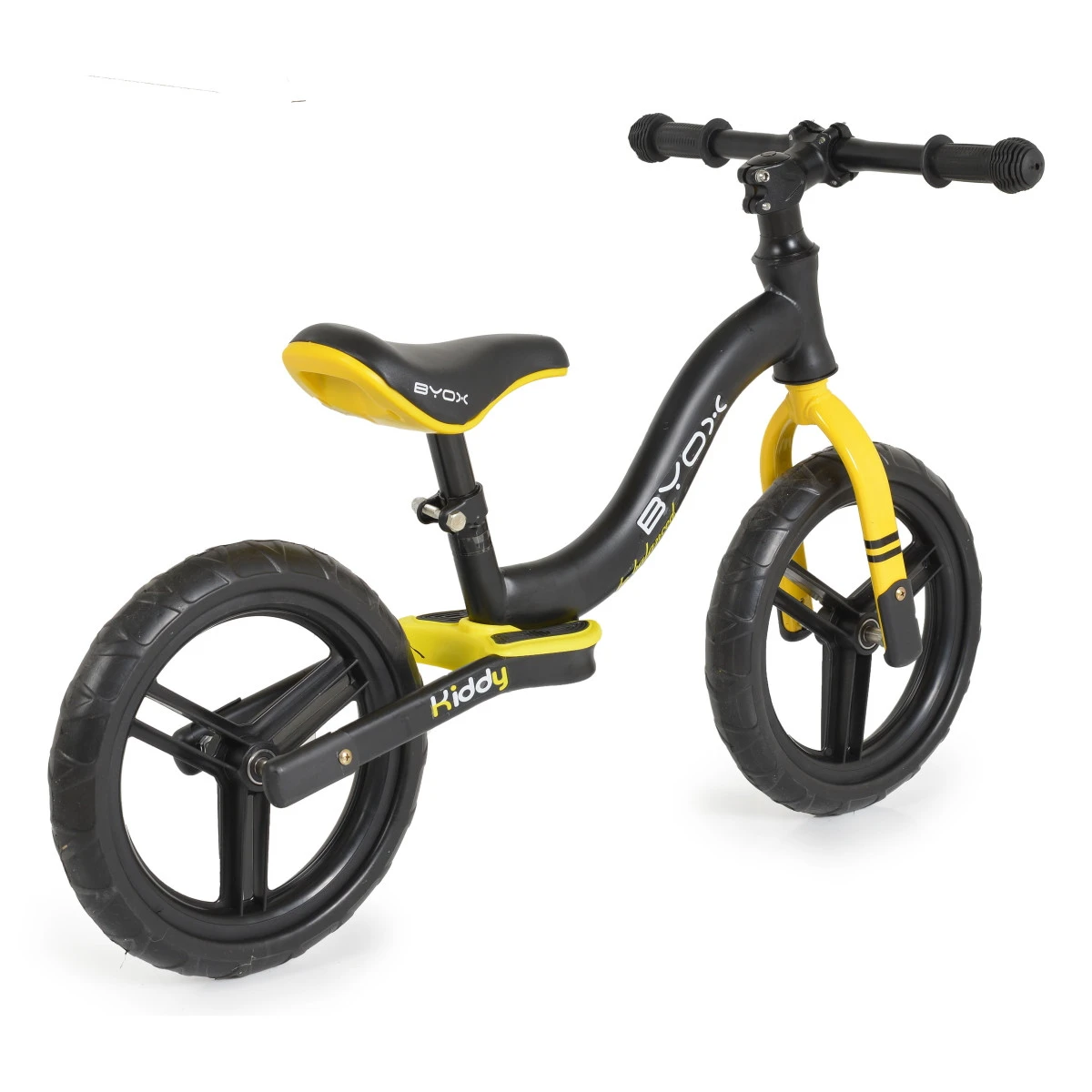Cangaroo Kiddy Zwart/Geel Loopfiets 109567 5 Cangaroo Kiddy Zwart/Geel Loopfiets 109567 - Afbeelding 3