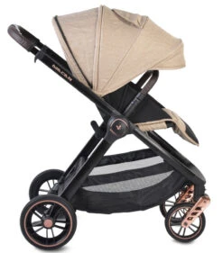 Cangaroo Macan Black 3-in-1 Combi Kinderwagen Incl. Autostoel 2826 -Dirkje || Jollein || bébé-jou Verkoopwinkel cangaroo macan beige 3 in 1 combi kinderwagen incl. autostoel 2796 7