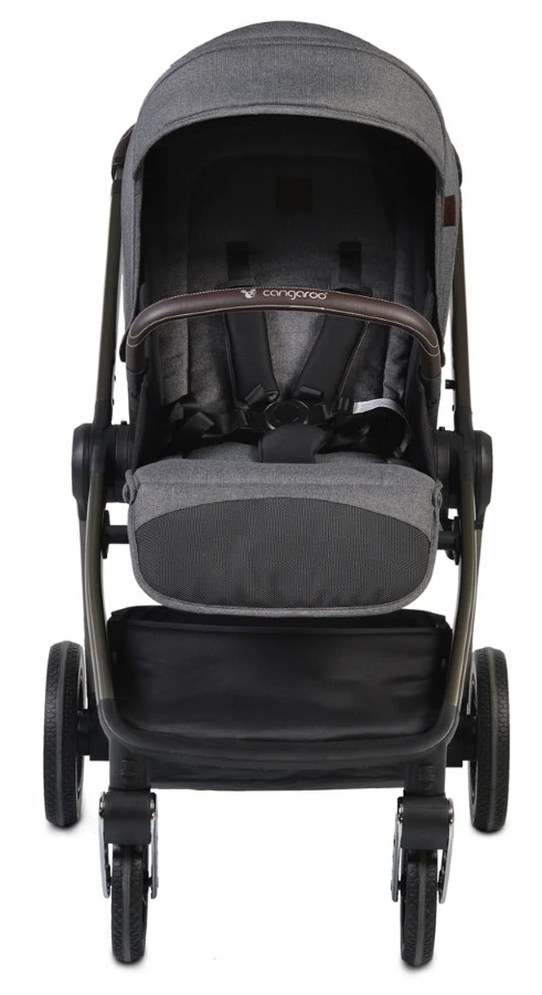 Cangaroo Macan Grey 3-in-1 Combi Kinderwagen Incl. Autostoel 2819 - Afbeelding 4