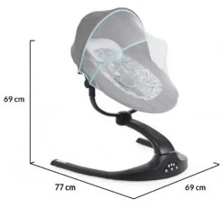 Cangaroo Meira Mint Babyschommel 109164 -Dirkje || Jollein || bébé-jou Verkoopwinkel cangaroo meira mint babyschommel 109164 9