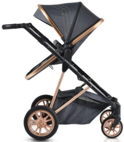 Cangaroo Midas Black 3-in-1 Combi Kinderwagen Incl. Autostoel -Dirkje || Jollein || bébé-jou Verkoopwinkel cangaroo midas black 3 in 1 combi kinderwagen incl. autostoel 6