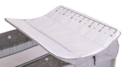 Cangaroo Once Upon A Time 3 Grey Campingbed Met Aankleedvlak -Dirkje || Jollein || bébé-jou Verkoopwinkel cangaroo once upon a time 3 grey campingbed met aankleedvlak 2