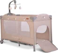 Cangaroo Once Upon A Time 2 Beige Campingbed -Dirkje || Jollein || bébé-jou Verkoopwinkel cangaroo once upon a time beige campingbed 2