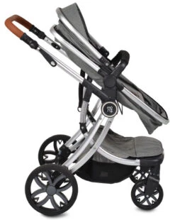 Cangaroo Polly Grey 3-in-1 Combi Kinderwagen Incl. Autostoel -Dirkje || Jollein || bébé-jou Verkoopwinkel cangaroo polly grey 3 in 1 combi kinderwagen incl. autostoel 0 1920x1920