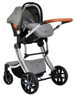 Cangaroo Polly Grey 3-in-1 Combi Kinderwagen Incl. Autostoel -Dirkje || Jollein || bébé-jou Verkoopwinkel cangaroo polly grey 3 in 1 combi kinderwagen incl. autostoel 2 1920x1920