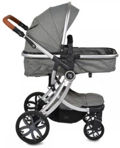 Cangaroo Polly Black 3-in-1 Combi Kinderwagen Incl. Autostoel -Dirkje || Jollein || bébé-jou Verkoopwinkel cangaroo polly grey 3 in 1 combi kinderwagen incl. autostoel 3 1