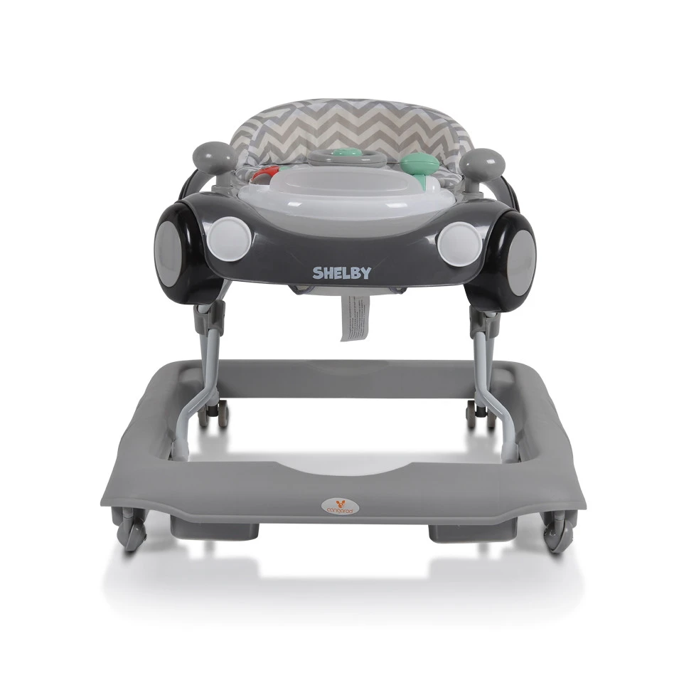 Cangaroo Shelby Grijs Loopstoeltje 108889 4 Cangaroo Shelby Grijs Loopstoeltje 108889 - Afbeelding 2