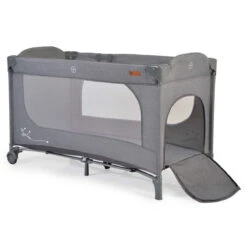 Cangaroo Skyglow 2 Grey Campingbed Incl. Bodemverhoger -Dirkje || Jollein || bébé-jou Verkoopwinkel cangaroo skyglow 2 grey campingbed 5