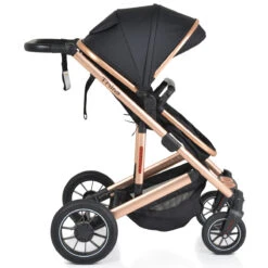 Cangaroo Thira Black 3-in-1 Combi Kinderwagen Incl. Autostoel -Dirkje || Jollein || bébé-jou Verkoopwinkel cangaroo thira black 3 in 1 combi kinderwagen 12