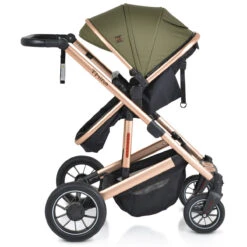 Cangaroo Thira Green 3-in-1 Combi Kinderwagen Incl. Autostoel -Dirkje || Jollein || bébé-jou Verkoopwinkel cangaroo thira green 3 in 1 combi kinderwagen 11