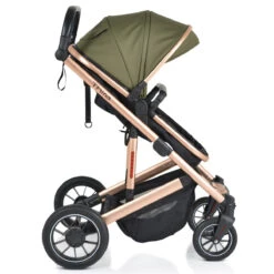 Cangaroo Thira Green 3-in-1 Combi Kinderwagen Incl. Autostoel -Dirkje || Jollein || bébé-jou Verkoopwinkel cangaroo thira green 3 in 1 combi kinderwagen 13