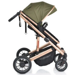 Cangaroo Thira Green 3-in-1 Combi Kinderwagen Incl. Autostoel -Dirkje || Jollein || bébé-jou Verkoopwinkel cangaroo thira green 3 in 1 combi kinderwagen 14