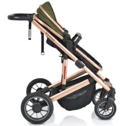 Cangaroo Thira Green 3-in-1 Combi Kinderwagen Incl. Autostoel -Dirkje || Jollein || bébé-jou Verkoopwinkel cangaroo thira green 3 in 1 combi kinderwagen 16