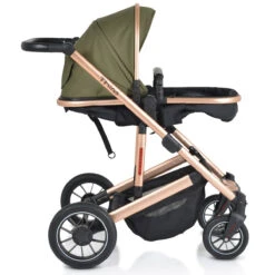 Cangaroo Thira Green 3-in-1 Combi Kinderwagen Incl. Autostoel -Dirkje || Jollein || bébé-jou Verkoopwinkel cangaroo thira green 3 in 1 combi kinderwagen 17