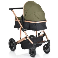 Cangaroo Thira Green 3-in-1 Combi Kinderwagen Incl. Autostoel -Dirkje || Jollein || bébé-jou Verkoopwinkel cangaroo thira green 3 in 1 combi kinderwagen 5