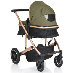 Cangaroo Thira Green 3-in-1 Combi Kinderwagen Incl. Autostoel -Dirkje || Jollein || bébé-jou Verkoopwinkel cangaroo thira green 3 in 1 combi kinderwagen 6