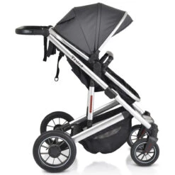 Cangaroo Thira Grey 3-in-1 Combi Kinderwagen Incl. Autostoel -Dirkje || Jollein || bébé-jou Verkoopwinkel cangaroo thira grey 3 in 1 combi kinderwagen 12