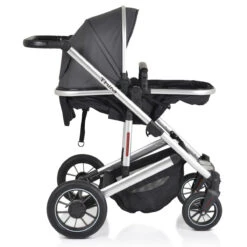 Cangaroo Thira Grey 3-in-1 Combi Kinderwagen Incl. Autostoel -Dirkje || Jollein || bébé-jou Verkoopwinkel cangaroo thira grey 3 in 1 combi kinderwagen 17