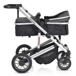 Cangaroo Thira Grey 3-in-1 Combi Kinderwagen Incl. Autostoel -Dirkje || Jollein || bébé-jou Verkoopwinkel cangaroo thira grey 3 in 1 combi kinderwagen 3