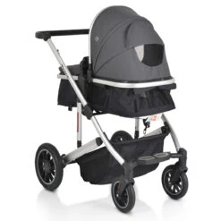 Cangaroo Thira Grey 3-in-1 Combi Kinderwagen Incl. Autostoel -Dirkje || Jollein || bébé-jou Verkoopwinkel cangaroo thira grey 3 in 1 combi kinderwagen 6