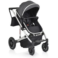 Cangaroo Thira Grey 3-in-1 Combi Kinderwagen Incl. Autostoel -Dirkje || Jollein || bébé-jou Verkoopwinkel cangaroo thira grey 3 in 1 combi kinderwagen 8