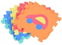 Cangaroo Voertuigen 10 Stuks Puzzelmat 1007B3 -Dirkje || Jollein || bébé-jou Verkoopwinkel cangaroo voertuigen 10 stuks puzzelmat1