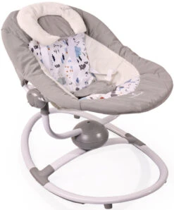 Cangaroo Woodsy Grey 2-in-1 Swing Elektrische Babyschommel -Dirkje || Jollein || bébé-jou Verkoopwinkel cangaroo woodsy swing elektrische babyschommel 5