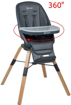 Babygo Carou 360º Grey Kinderstoel 5751 18 Babygo Carou 360º Grey Kinderstoel 5751 -Dirkje || Jollein || bébé-jou Verkoopwinkel carou babygo 360 grey