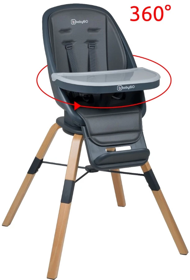 Babygo Carou 360º Grey Kinderstoel 5751 5 Babygo Carou 360º Grey Kinderstoel 5751 - Afbeelding 3