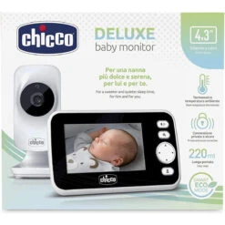 Chicco Deluxe 4.3 Inch Beeldbabyfoon 10158 -Dirkje || Jollein || bébé-jou Verkoopwinkel chicco babyfoon deluxe wit 2 delig 2 496012 1605188653