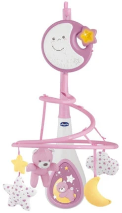 Chicco Next2Me Dreams Pink Muziekmobiel C07627.10 -Dirkje || Jollein || bébé-jou Verkoopwinkel chicco next2dreams baby roze muziekmobiel 5 1