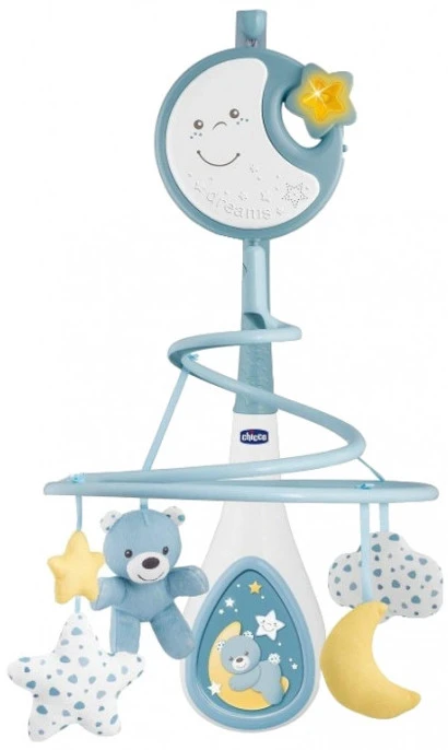 Chicco Next2Me Dreams Blue Muziekmobiel C07627.20 4 Chicco Next2Me Dreams Blue Muziekmobiel C07627.20 - Afbeelding 2