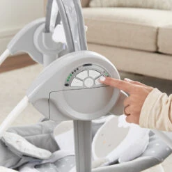 Bright Starts Ingenuity Comfort2Go Portable Swing Cuddle Lamb Babyschommel K12184 -Dirkje || Jollein || bébé-jou Verkoopwinkel cuddle lamb babyschommel5