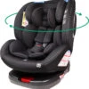 Ding Cruz Black 360° Isofix Autostoel 0-36kg DI-101919 -Dirkje || Jollein || bébé-jou Verkoopwinkel di 101919 ding cruz black arrow 1