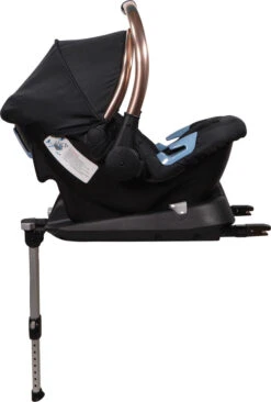 Ding Fenix Black/Rose Autostoel 0-13kg -Dirkje || Jollein || bébé-jou Verkoopwinkel ding amigo rosegoud autostoel4 1