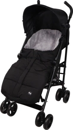 Ding Black Deluxe Universele Buggy/Wandelwagen Voetenzak DI-252424 -Dirkje || Jollein || bébé-jou Verkoopwinkel ding black deluxe universele kinderwagen voetenzak09