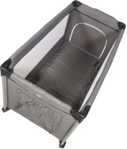 Ding Stripe Grey Melange Deluxe Campingbed DI-271804 23 Ding Stripe Grey Melange Deluxe Campingbed DI-271804 -Dirkje || Jollein || bébé-jou Verkoopwinkel ding campingbed deluxe grey bovenkantk