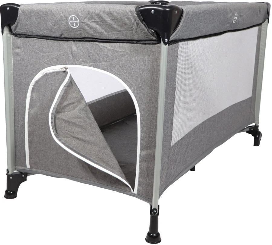 Ding Stripe Grey Melange Deluxe Campingbed DI-271804 11 Ding Stripe Grey Melange Deluxe Campingbed DI-271804 - Afbeelding 9