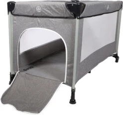 Ding Stripe Grey Melange Deluxe Campingbed DI-271804 27 Ding Stripe Grey Melange Deluxe Campingbed DI-271804 -Dirkje || Jollein || bébé-jou Verkoopwinkel ding campingbed deluxe grey luik04k