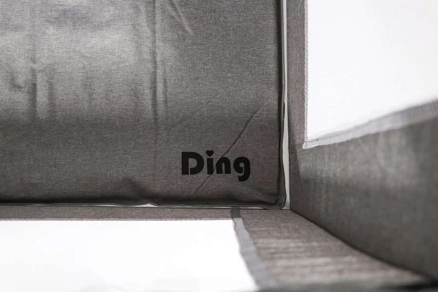 Ding Stripe Grey Melange Campingbed DI-271803 7 Ding Stripe Grey Melange Campingbed DI-271803 - Afbeelding 5