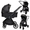 Ding Fenix Black/Black 3-in-1 Combi Kinderwagen Incl. Autostoel -Dirkje || Jollein || bébé-jou Verkoopwinkel ding fenix black kinderwagen101 1