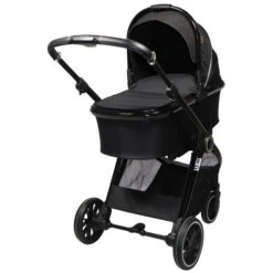 Ding Fenix Black/Black 3-in-1 Combi Kinderwagen Incl. Autostoel -Dirkje || Jollein || bébé-jou Verkoopwinkel ding fenix black kinderwagen10 1 1