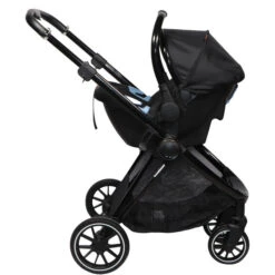 Ding Fenix Black/Black 3-in-1 Combi Kinderwagen Incl. Autostoel -Dirkje || Jollein || bébé-jou Verkoopwinkel ding fenix black kinderwagen13 1