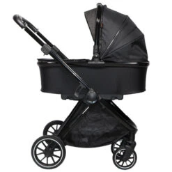 Ding Fenix Black/Black 3-in-1 Combi Kinderwagen Incl. Autostoel -Dirkje || Jollein || bébé-jou Verkoopwinkel ding fenix black kinderwagen14 1 1
